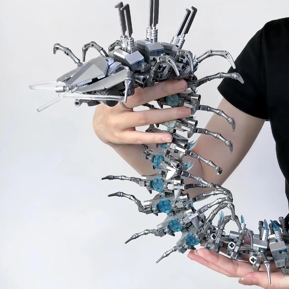 2026 Механическая сороконожка Строительные блоки 698 деталей DIY Робототехнический набор для подростков и взрослых STEM Образовательная игрушка с шестернями и движением