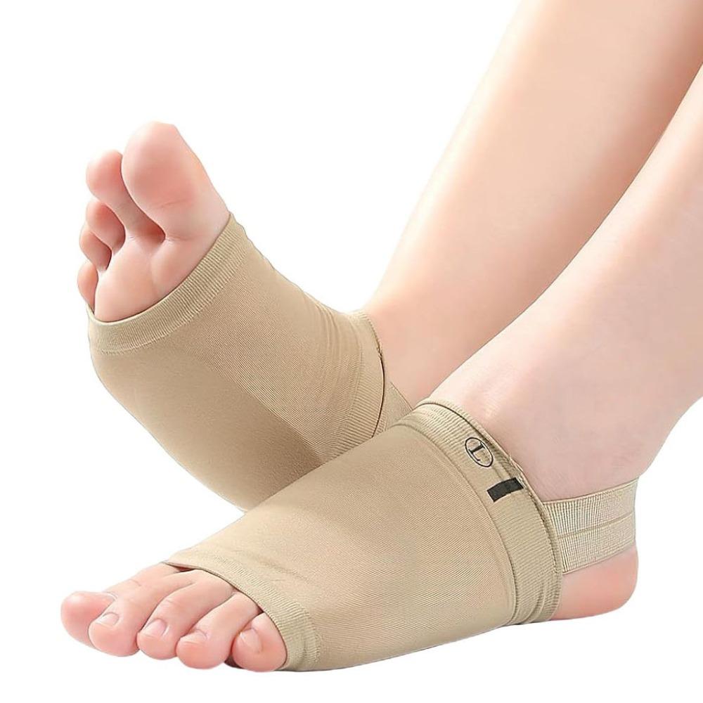 Flat Feet Foot Arch Pads Foot Shock-absorber Hosiery Pads Soft Arch Pads Insoles Travel Outdoor