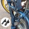 Комплект из 2 подножек для мотоцикла, складная подставка для ног, подножка для педали, ремонт, замена для F 800 GS Adventure S1000XR, черный