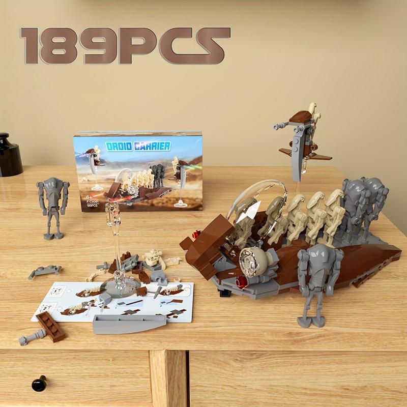 Новый боевой дроид-атакующий корабль Строительная модель Звездная Армия MOC Наборы Кубиков Творческие Игрушки Украшение Подарки для Детей Мальчиков Взрослых 189 шт.