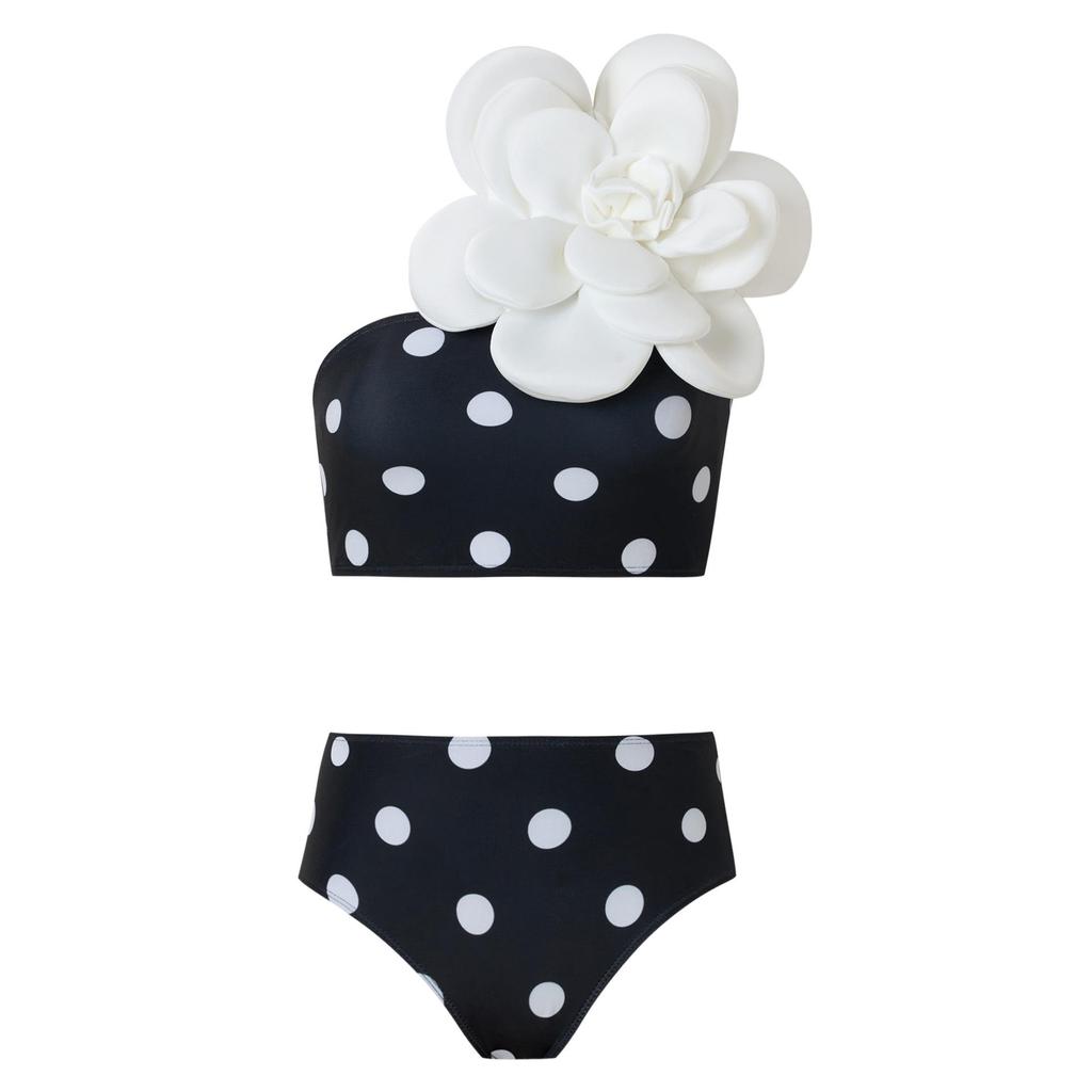 Ретро Европейский и Американский Стиль Шифоновая Юбка Слитный Купальник - Женский Купальник, Скрывающий Живот 2025