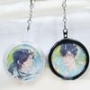 Keyring Anime Badge Display Bag Protection Case Clear Outdoor Bag  Goods Display
