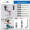 HEIGHTEN 42-мм ручка катушки, совместимая со спиннинговыми катушками Shimano и Daiwa, серия "Тыква для горного ручья", ручка Sakura 20мм/21мм, [Легкий гейм,
