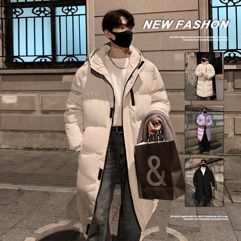 VUUG Unisex Hooded Padded Mid-Length Parka