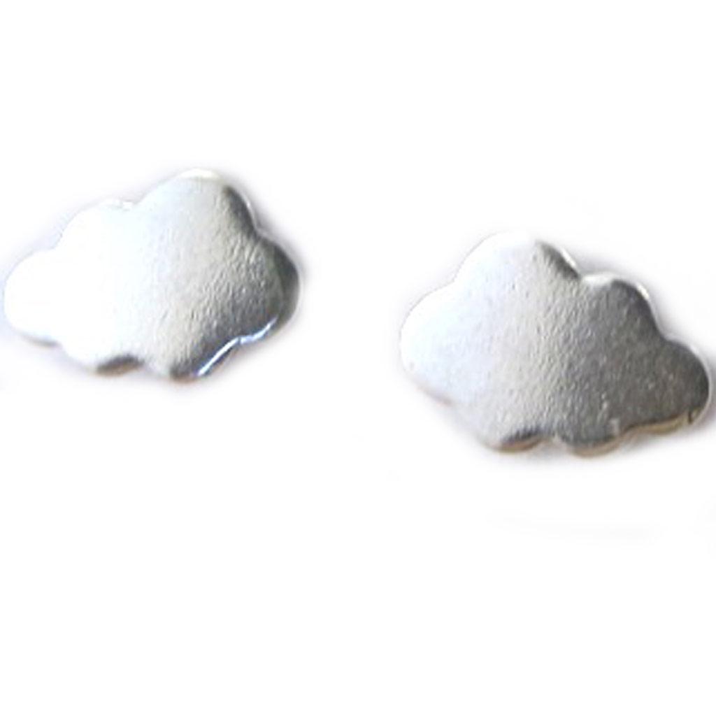 Les Trésors De Lily [M7244] - Серебряные серьги «Nuage» (родиевое покрытие) - 8x5 мм