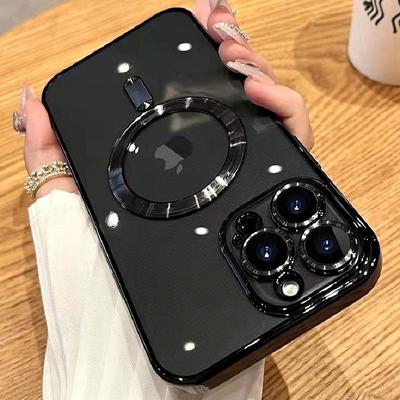 Роскошный прозрачный чехол Magsafe с беспроводной зарядкой для Iphone 14 13 12 11 Pro Max X Xr Xs 7 8 Plus Se 2020 22 Mini Soft Cover