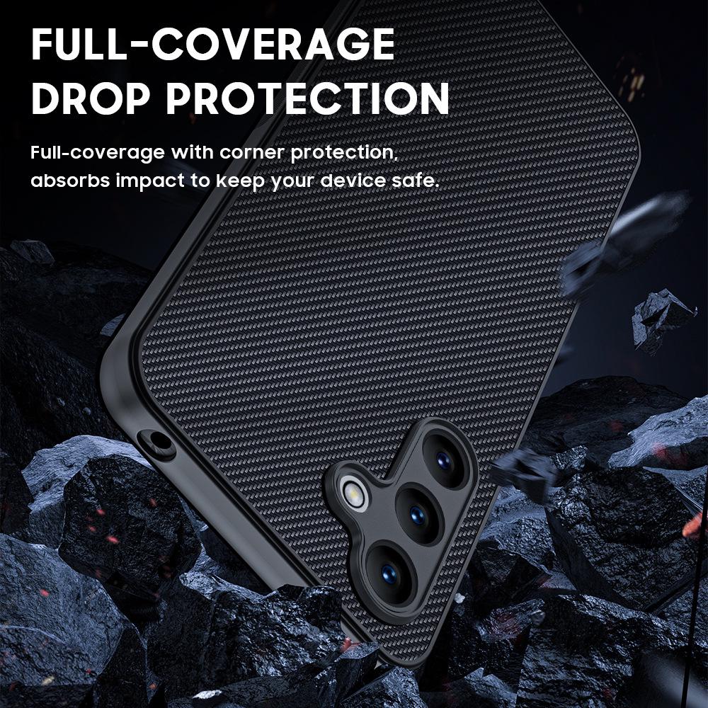 Samsung Galaxy A54/A55 Kevlar Carbon Fiber Leather Protective Case