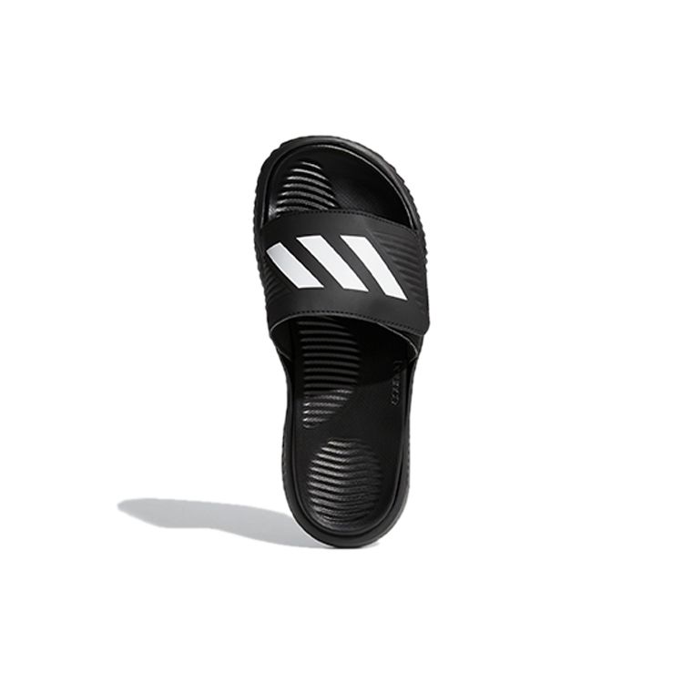 adidas Черно-белые кроссовки унисекс Alphabounce Slide FZ0387