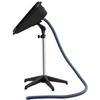 Portable Shampoo Bowl, Shampoo Sink with Adjustable Height & Angle, Salon Hair Wash Sink with Drain Hose and Star-Shaped Support Base for Barbershop