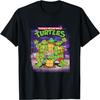 Mademark Black Classic Fit Short Sleeve Teenage Mutant Ninja Turtles Retro T-Shirt