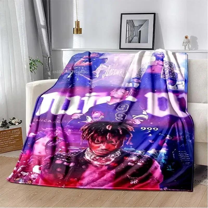 Альбом Rapper Juice Wrld 999 одеяло постер с художественным принтом фланелевое одеяло мягкое покрывало для дивана согревающий чехол подарок для меломанов