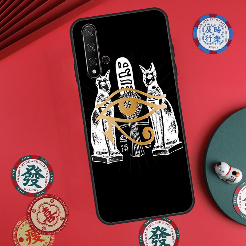 Египетские Иероглифы Символы Для Чехла Huawei Nova 5T 9 10 SE 7i 8i 11i 12i Y73 Y72 Y61 Y91 Y60 Y70 Y90 P20 P30 P40 Lite