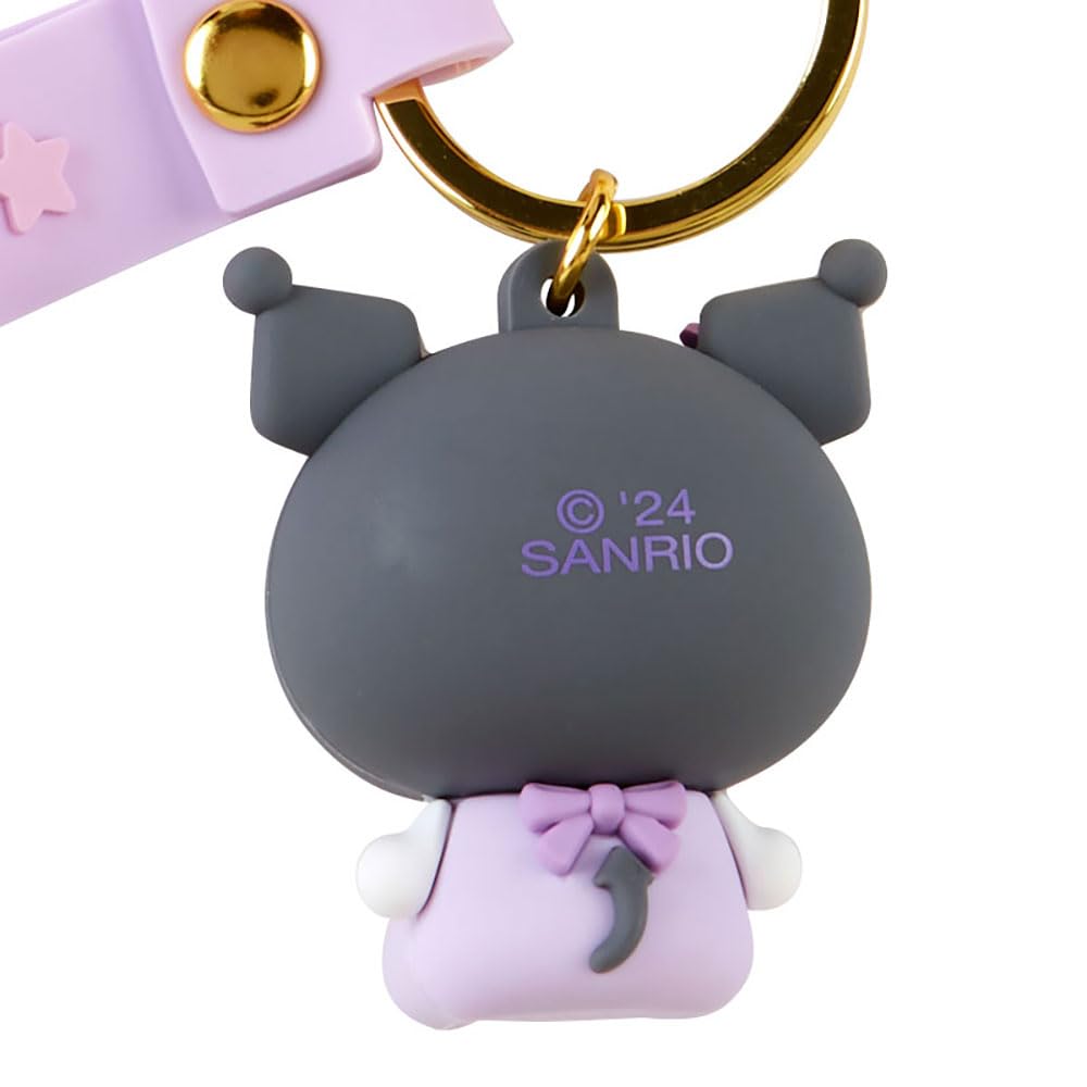 Sanrio Sanrio 3D брелок для ключей Kuromi Kuromi xx 3 см персонаж 182354 SANRIO (САНРИО) Куроми-тян 4.4 3.5