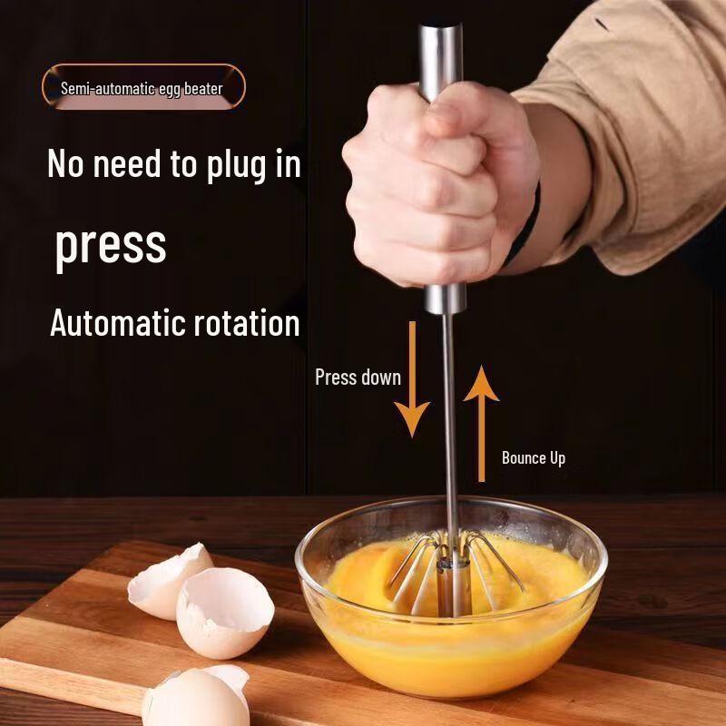 Zhaoran Semi-automatic Rotary Egg Whisk