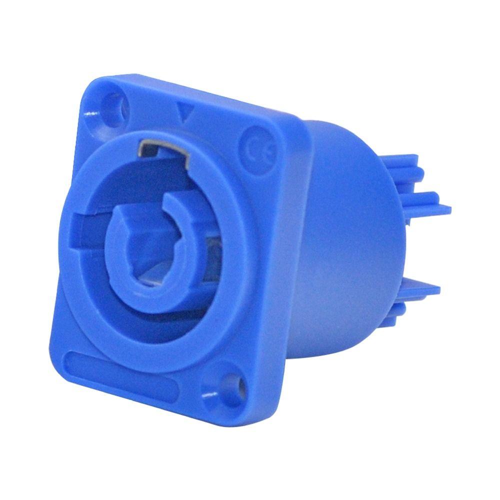 10 Pc/bag Durable Powercon Connector Male Plug Blue/White 3 Pin Speaker Plug  Beam Lamp