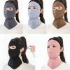 Хлопковый воротник для шеи, утолщенный головной убор для верховой езды, модная теплая маска