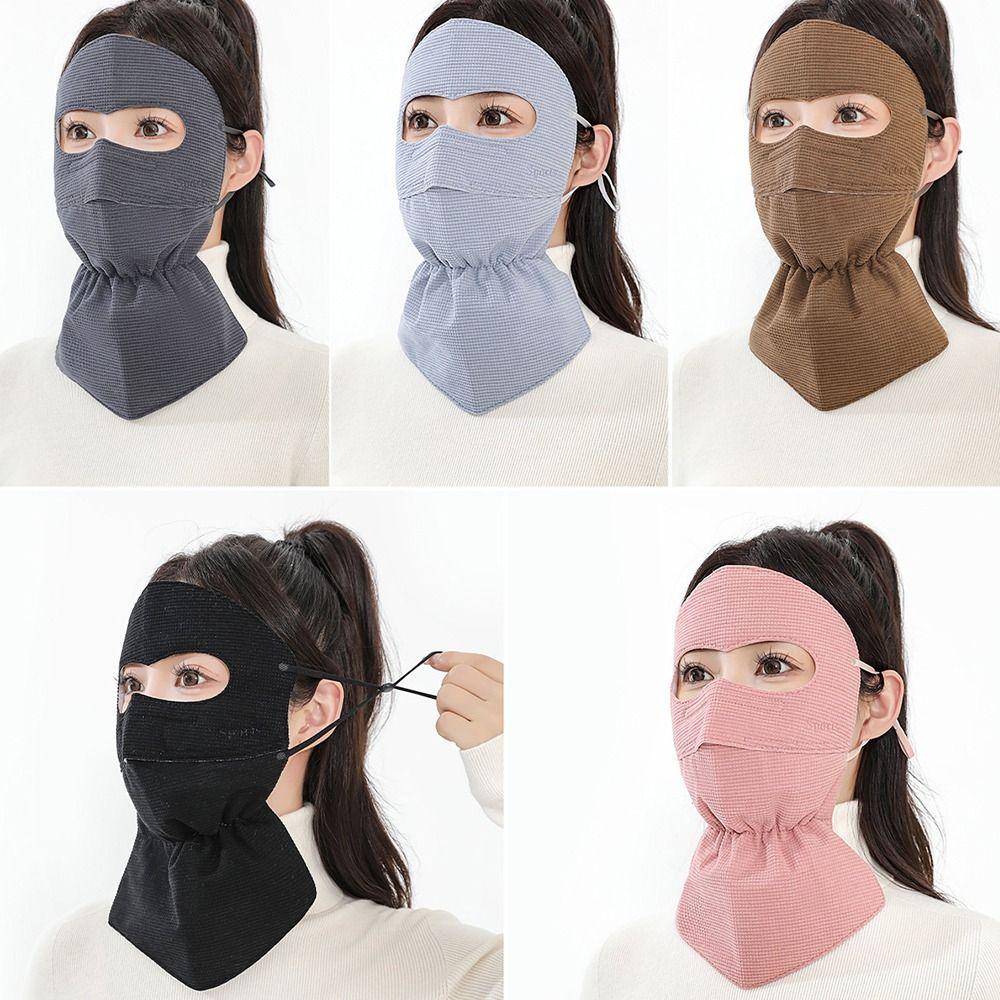 Хлопковый воротник для шеи, утолщенный головной убор для верховой езды, модная теплая маска