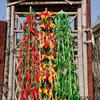 Гирлянда с искусственной кукурузой, фруктами и чили Декоративный реквизит для ресторана в деревенском стиле