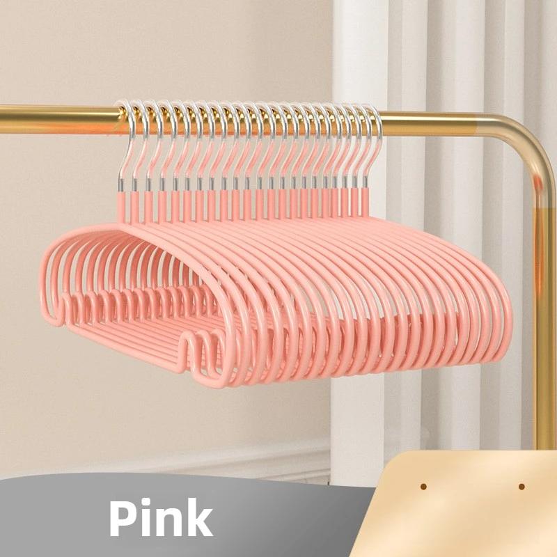 10PCS Simple Clothes Hanger Non Slip Dormitory Household Clothes Hanging To Prevent Clothes Deformation Storage