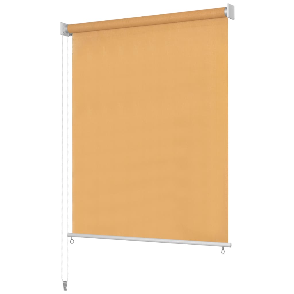 Outdoor Roller Blind 180 x 140 cm Beige