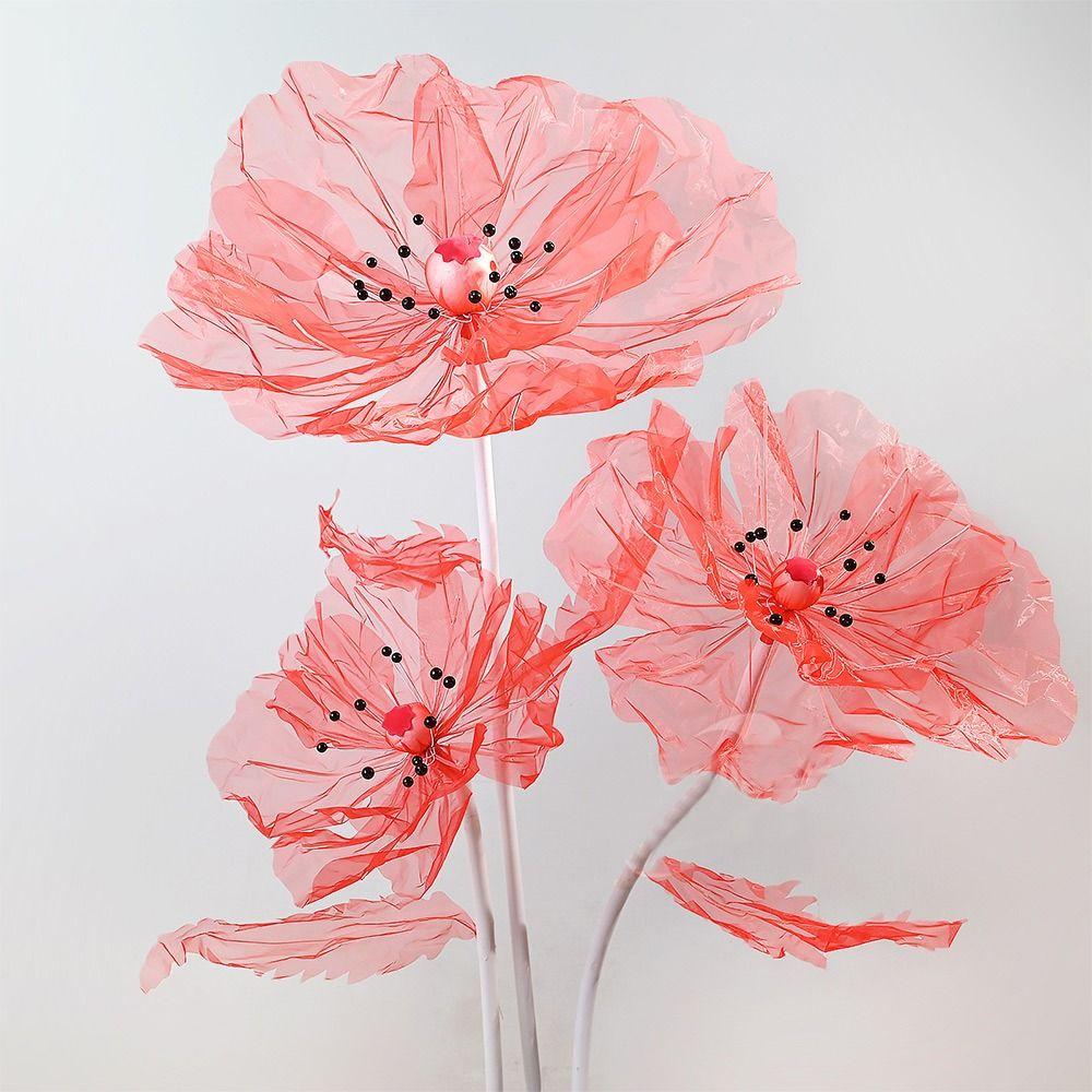 3D Большой Имитация Цветок Полый Фотореквизит Витрина Искусственные Цветы Свадьба