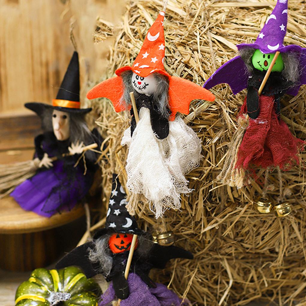 3PCS Scarecrow Ornaments Witch Fall Harvest Decor Home Decorations Halloween Decoration Dining Room Table Decor Pumpkins Decor