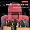 Car Seat Headrest Hook Universal Vehicle Storage Hanger Strong Load-bearing Easy To Install Auto Vehicle Universal Hidden Multifunctional Hook