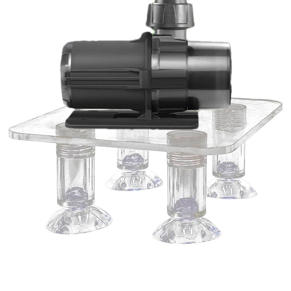 Fish Tank Water Pump Riser Shockproof Water Pump Riser Lightweight Transparent Aquarium Accessories for Enhanced Aquarium
