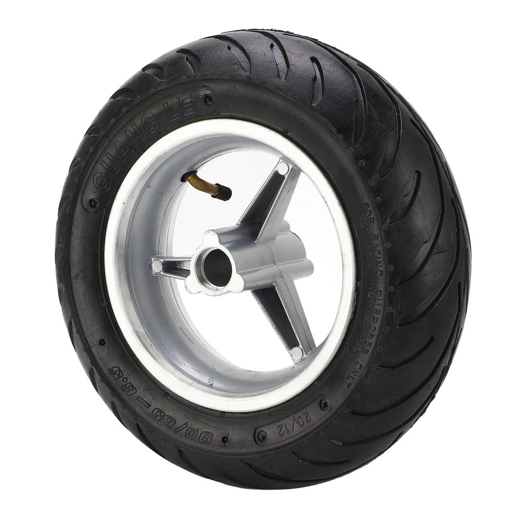 Электрический самокат резиновое переднее колесо со ступицей противоскользящее колесо для электрического самоката шины 90 65 6.5 шины