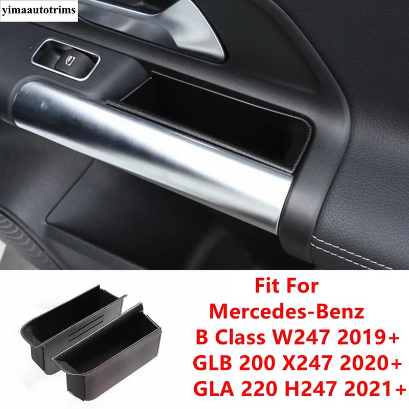 Car Front Door Armrest Storage Box Accessories For Benz B Class W247 - 2024 / GLB X247 - 2024 / GLA H247 - 2024