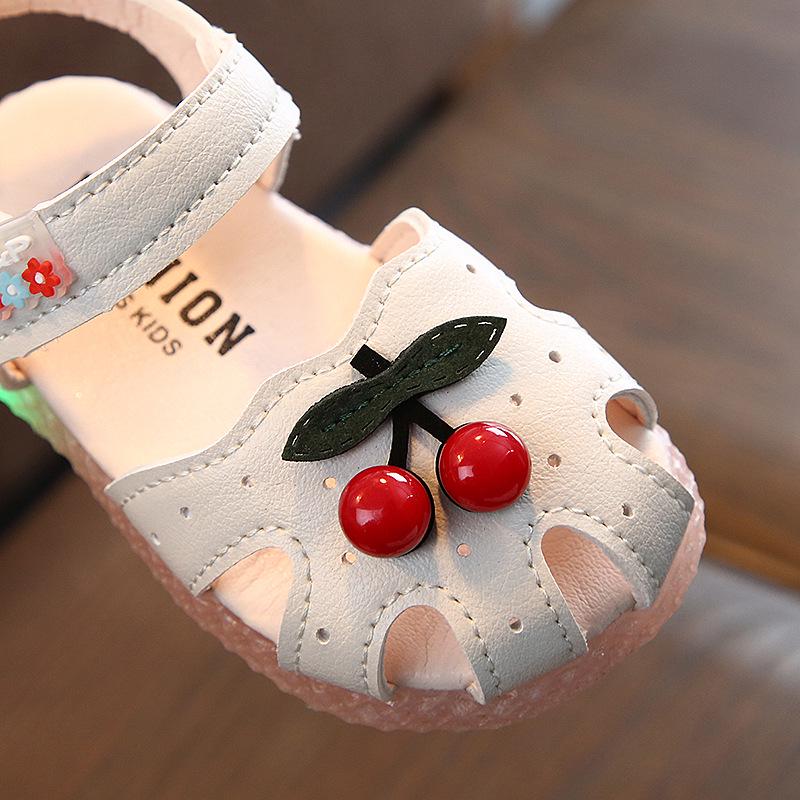 Легкие сандалии для маленьких девочек, обувь принцессы на мягкой подошве, летняя обувь для малышей 1–3 лет, тапочки для девочек