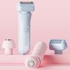 Double Heads Women Electric Shaver USB Rechargeable Waterproof Portable Face Body Bikini Area Arm Leg Hair Removal Epilator Razor Trimmer