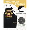 InnoBeta Coffee Gifts for Men/Women, Barista Apron with Pockets and Adjustable Neck Strap, Barista Gifts