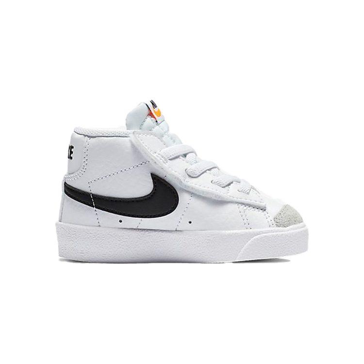Nike Кроссовки Blazer Mid 77 для малышей Черно-белые для младенцев и малышей DA4088-100
