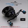 Рукоятка катушки HEIGHTEN для Abu Aviation Aluminum Aurora Series V2.0 90 мм/105 мм/115 мм Shimano, Daiwa, Garcia, (V2.0-105мм - Черный) (0123)