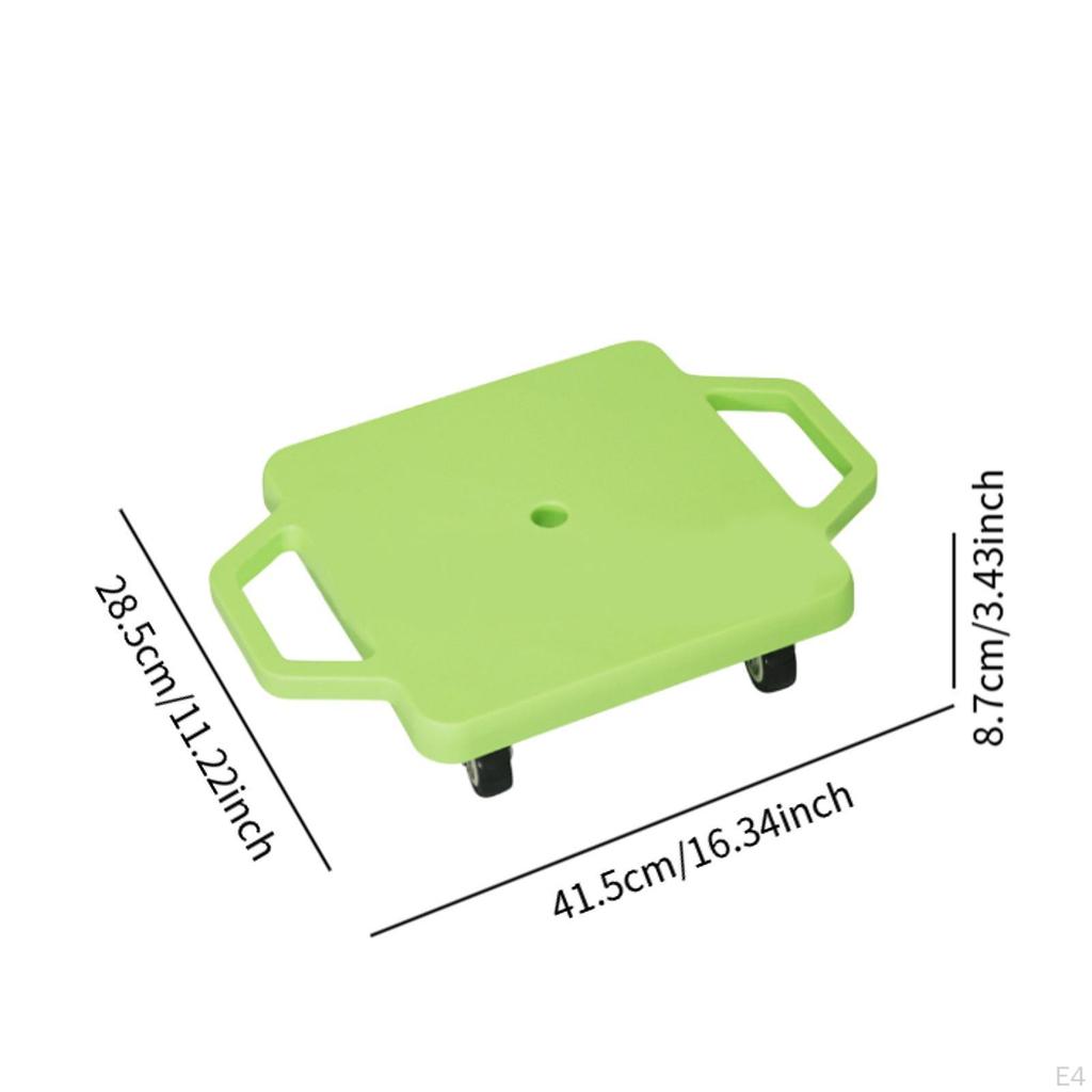 Напольная роликовая доска с ручками, ролики 11,2 дюйма, многоцелевой самокат для дома