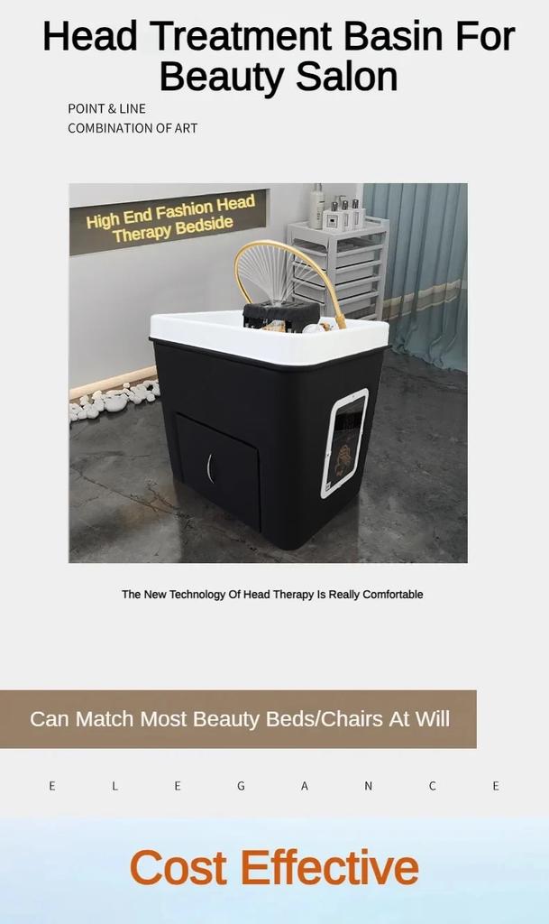Спа-кресло для мытья головы, раковина для парикмахера, паровое переносное кресло для мытья волос, водная терапия, Lavacabezas, салонное оборудование