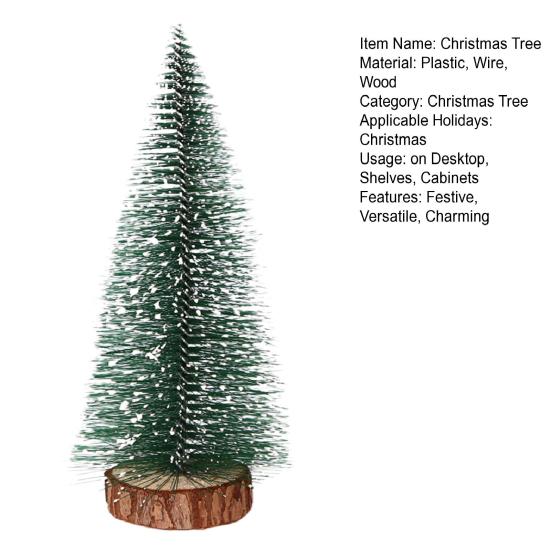 Мини-елка Искусственная новогодняя елка с напылением снега и сосновыми иголками Праздничный домашний офис