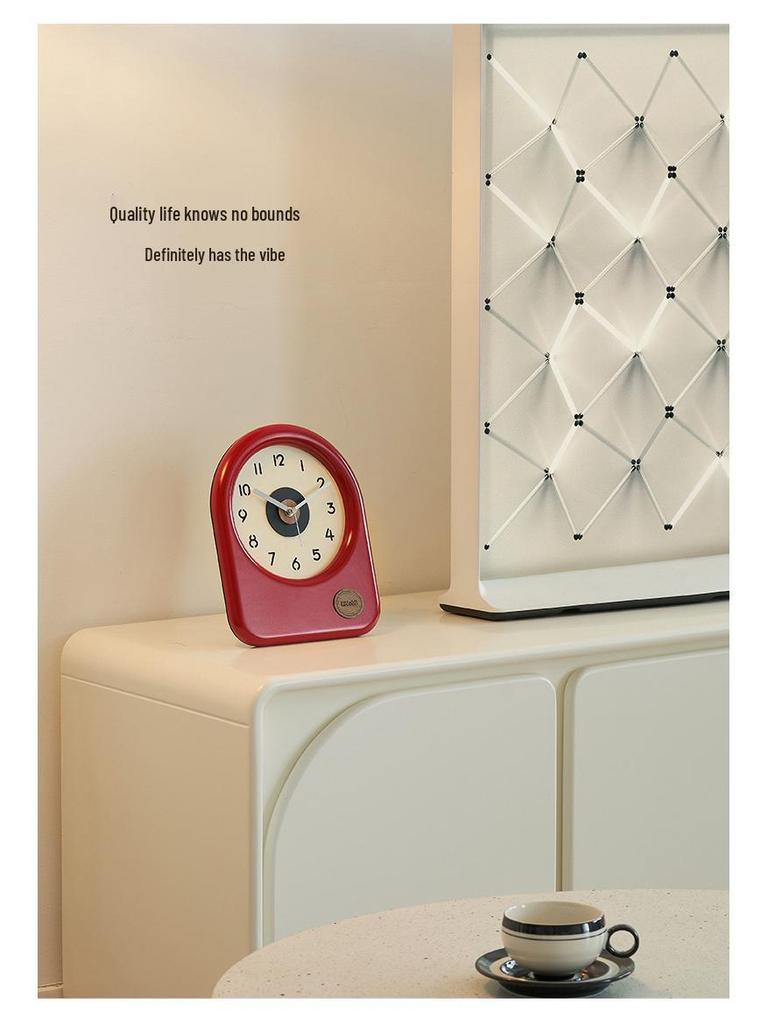 Wozoom Элегантные настольные часы для гостиной, прихожей или ТВ-тумбы - Стильное настольное украшение.