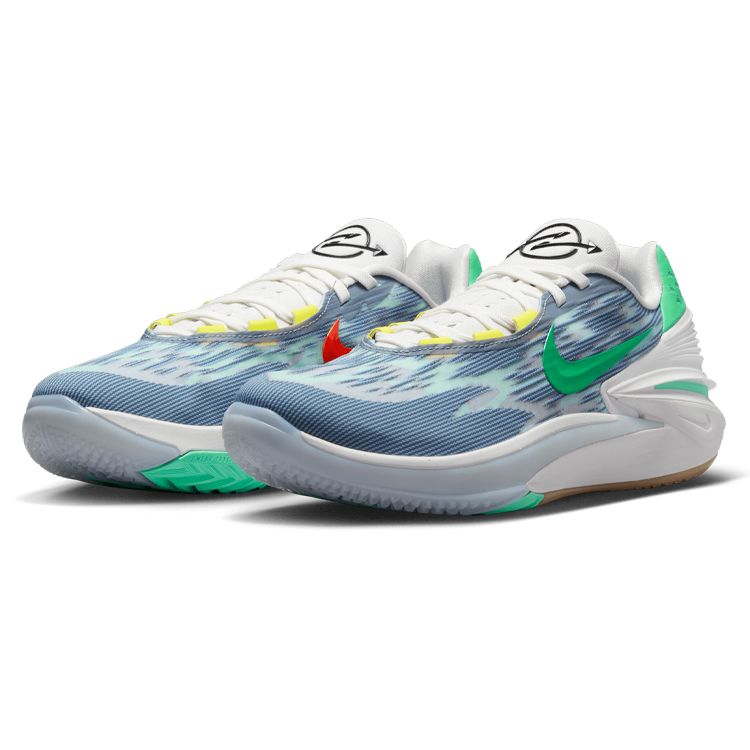 Nike Air Zoom GT Cut 2 EP Leche Blue Green Glow Кроссовки унисекс Ashen-Slate Green-Shock DJ6013-403