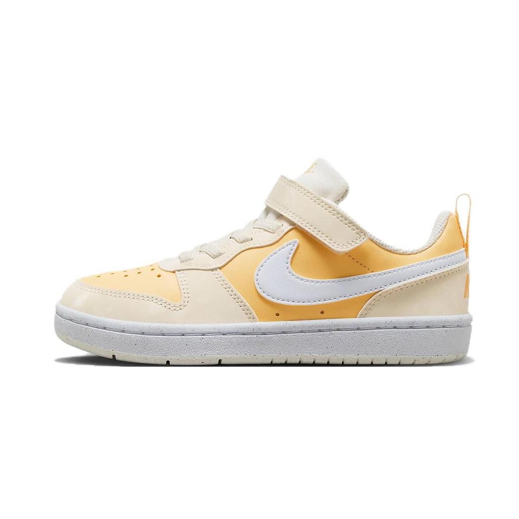 Nike Court Borough Low Recraft PS Pale Ivory Melon Tint Kids Sneakers Cream White Football-Grey DV5457-107