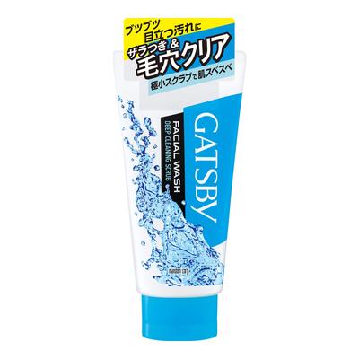 Mandom GATSBY Facial Wash Deep Cleaning Scrub Facial Cleanser (130г) Мужской