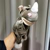 30cm Cute Legged Animal Hand Puppet Plush Toys Wolf Lion Panda Raccoon Hand Puppets Educational Story Doll Toy Christmas Gift