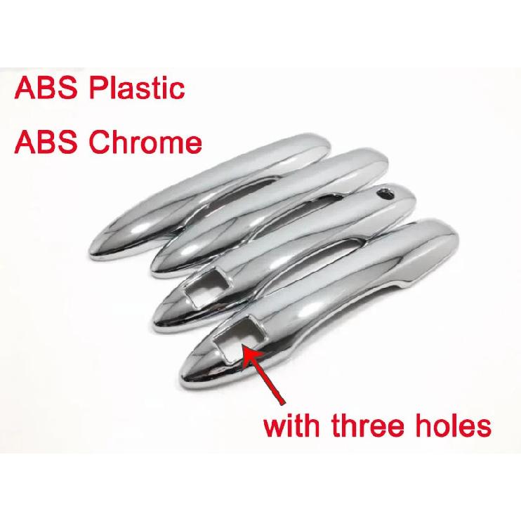 ABS/Steel Car Door Handle Cover Frame Armrest Trim Handrail Exterior Accessories For Toyota Corolla Cross XG10 2024+