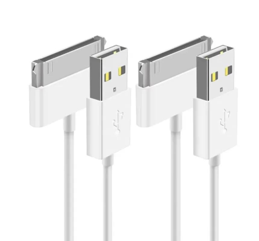 30-контактный USB-кабель для зарядки iPhone 4 4s 3G 3GS iPad 1 2 3 Адаптер для iPod Аксессуары Nano Touch Кабель для зарядки и передачи данных USB-зарядное устройство