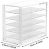 Acrylic Cosmetic Storage Makeup Organizer Clear Eyelash Storage Box Eyelashes Glue Pallet Holders 5 Layers Grafting Eyelash Extension Tool