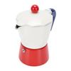 Italian Coffee Maker 150ml 3 Cups Aluminum Single Valve Portable Stovetop Coffee Maker Pot for Cuban Cafe Home Brewing