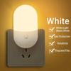 Energy Saving Night Light Plug-in LED Feeding Socket Lamp Indoor Lighting Bedroom Night Bedside Lamp EU Plug Two-color