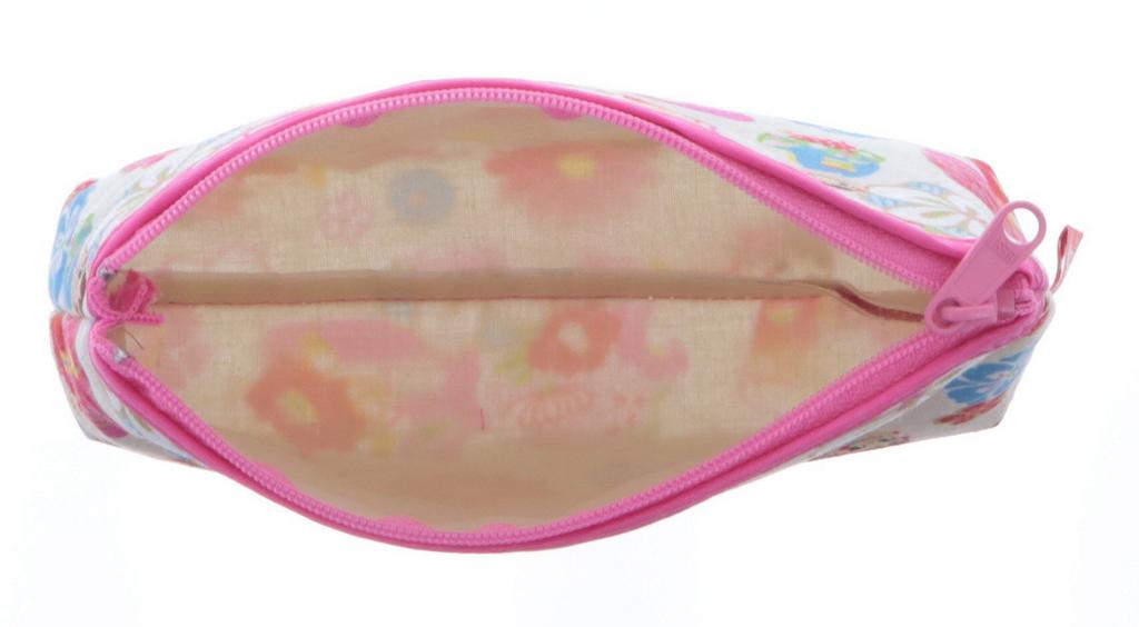 Maeda Senko X Kyoto Bottom Seam Pouch Cream Peko-chan