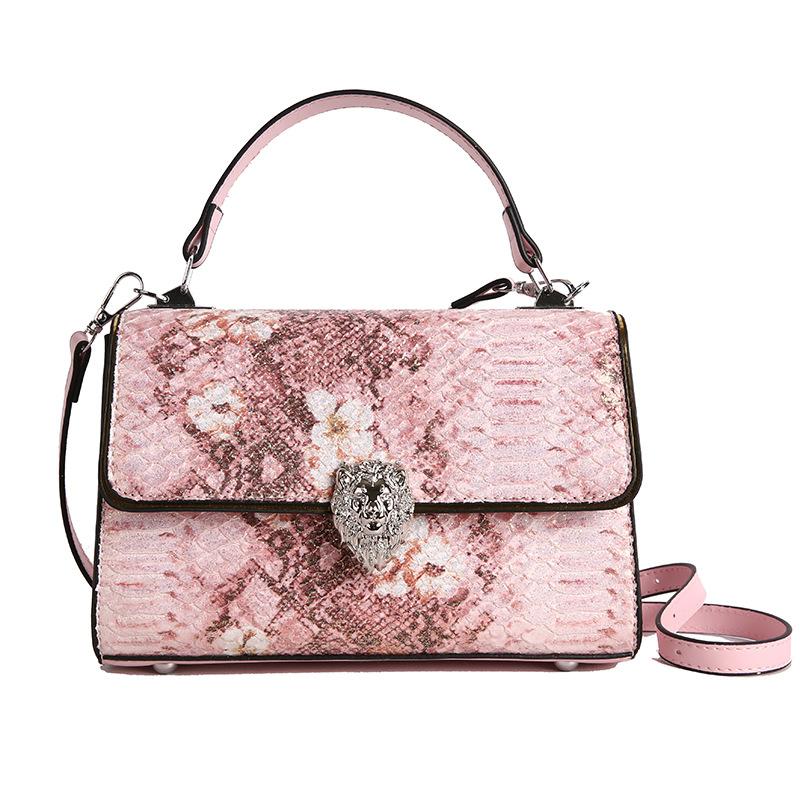 Feeling Bag Women's New 2025 Retro Style Crocodile Print Shoulder Bag Fashionable and Versatile Crossbody Bag Bags